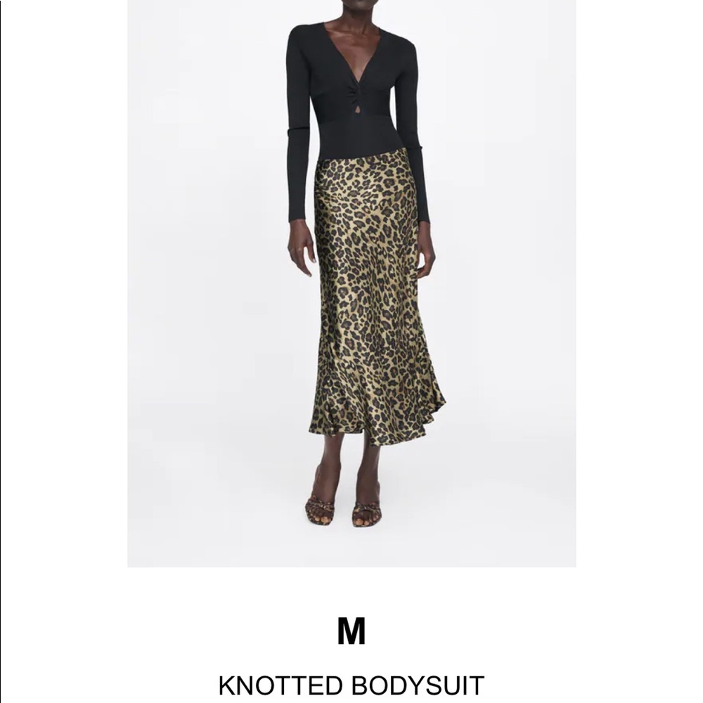 Zara KNOTTED BODYSUIT